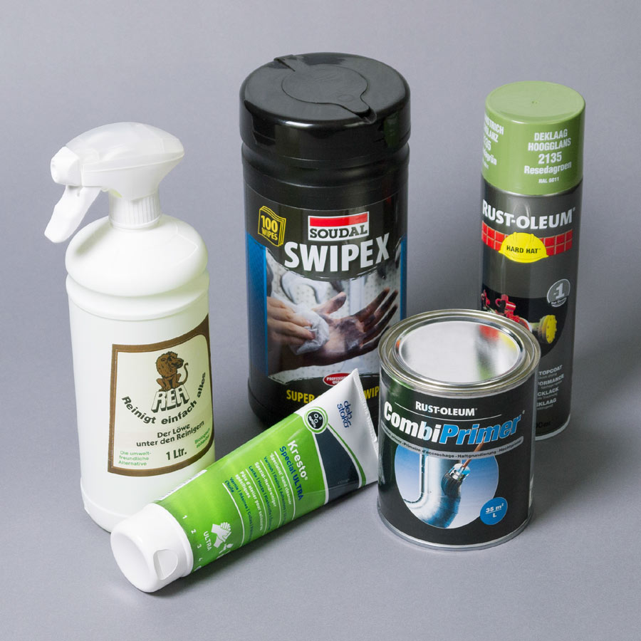 Betriebshygiene, Verpackung, Farben und Zubehör Betriebshygiene, Verpackung, Farben und Zubehör