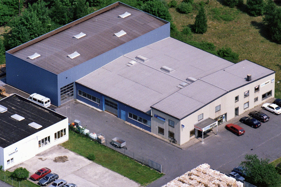 Betriebsgelände der Josef Strohmeier GmbH am Pilgerpatt Betriebsgelände der Josef Strohmeier GmbH am Pilgerpatt